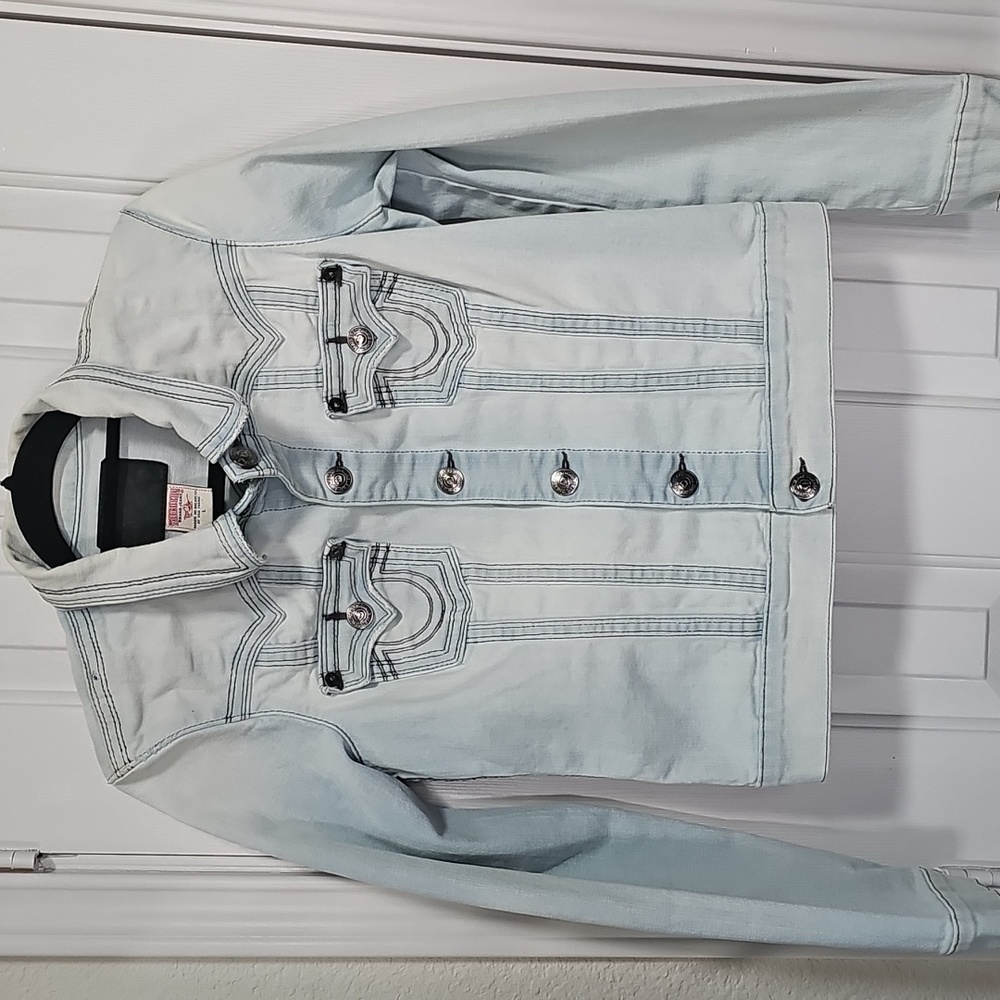 True Religion vintage 90's denim jacket size L